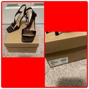 Steve Madden Nila brown heel